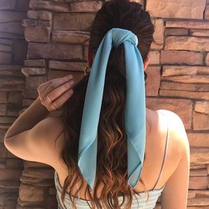 Baby Blue Hair Scarf
